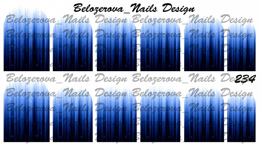 Слайдер-дизайн Belozerova Nails Design на прозрачной пленке (234)