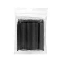 Irisk, микрощеточки в пакете (размер XS, черные), 100шт