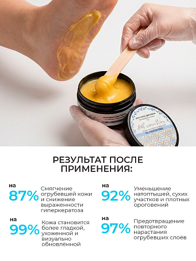 TNL, набор №261 пенка-кератолитик с мочевиной для стоп и крем-воск для пяток 3в1 от трещин и сухости