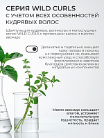 TNL, Wild Curls - шампунь для кудрявых, волнистых и непослушных волос с протеинами шелка, 400 мл