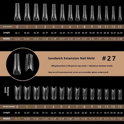 Верхние формы Sandwich №27, 280 шт