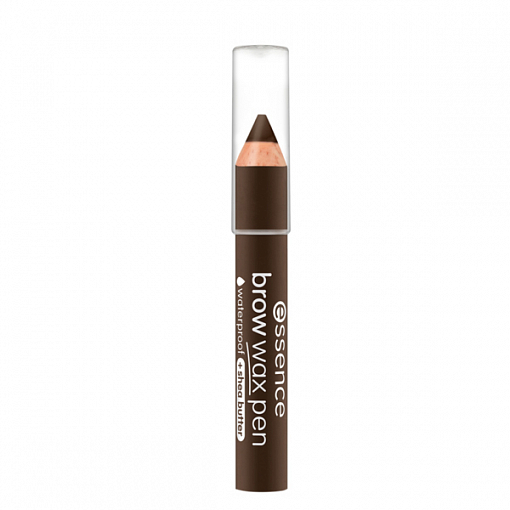 Essence, BROW WAX PEN - восковой карандаш для бровей (04 dark brown)