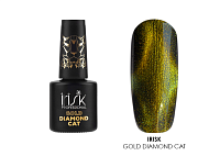 Irisk, Gold Diamond Cat - гель-лак кошачий глаз, 10 мл
