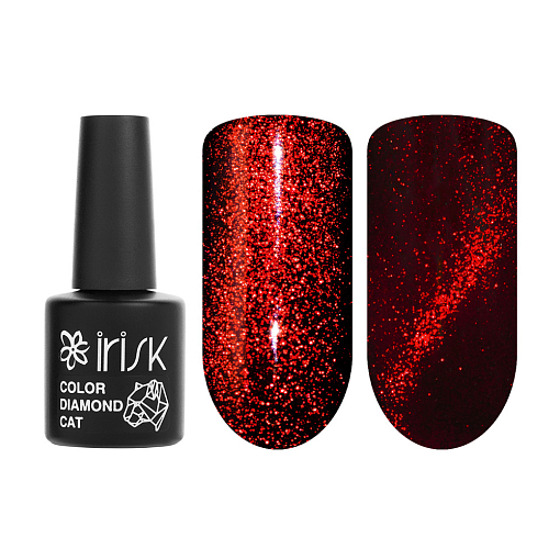 Irisk, гель-лак "кошачий глаз" Color Diamond Cat (№37 Ruby Reds), 10 мл