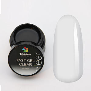 Bloom, Fast gel no heat - гель низкотемпературный (прозрачный), 15 мл