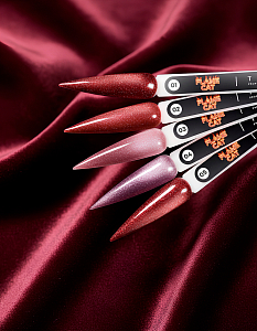 TNL, набор №238 гель-лак "корейская кошка" Flame Cat (5 оттенков по 6 мл)