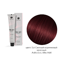 Adricoco, Miss Adri - крем-краска для волос (5.6 Светлый коричневый красный), 100 мл