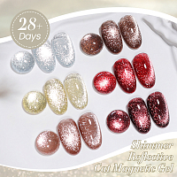 Born Pretty, Shimmer Reflective Cat - магнитный гель-лак светоотражающий SR06, 10 мл