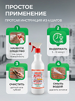 Тефлекс, АнтиСОЛЬ - смывка, средство для удаления нерастворимых солей, жиров, грязи (пробка), 1 л