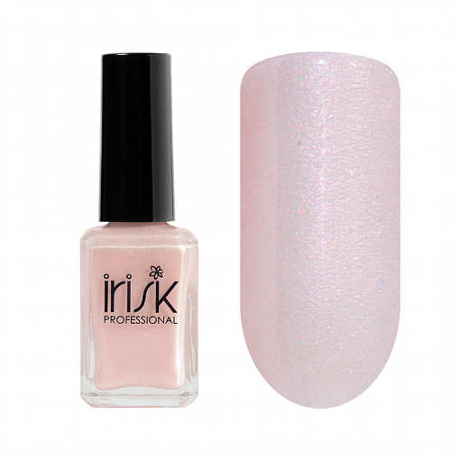 Irisk, укрепитель ногтей с протеином жемчуга (04 Розовый с шиммером), 12 мл