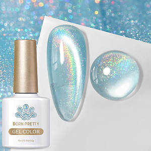 Born Pretty, Rainbow Water Light Cat Magnetic Gel - гель-лак "кошачий глаз" RW-05, 10 мл