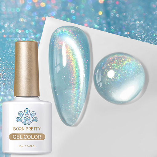 Born Pretty, Rainbow Water Light Cat Magnetic Gel - гель-лак "кошачий глаз" RW-05, 10 мл