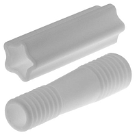 Irisk, колпачки цветные силиконовые защитные для инструментов Микс (белые), 2шт