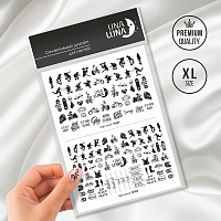 Una Luna, слайдер-дизайн для ногтей High speed (W503)