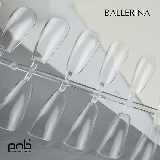 PNB, гелевые типсы для наращивания ногтей (Балерина), 240 шт