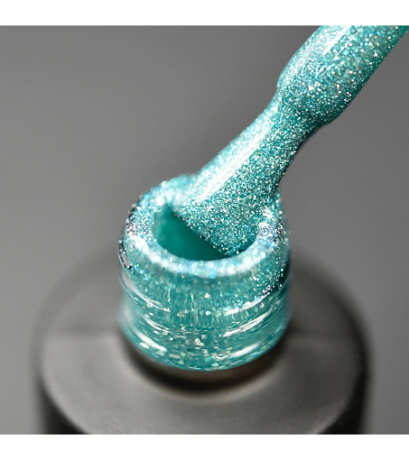 Patrisa nail, светоотражающий гель-лак Azure Flash (бирюзовый), 3,5 мл