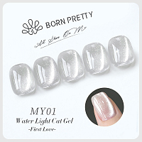 Born Pretty, Water Light Cat Magnetic Gel - магнитный гель-лак "кошачий глаз" MY01, 10 мл