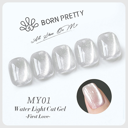 Born Pretty, Water Light Cat Magnetic Gel - магнитный гель-лак "кошачий глаз" MY01, 10 мл