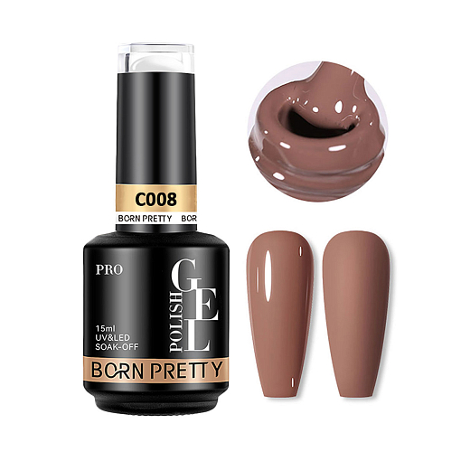 Born Pretty, PRO Gel Polish - гель-лак C008, 15 мл