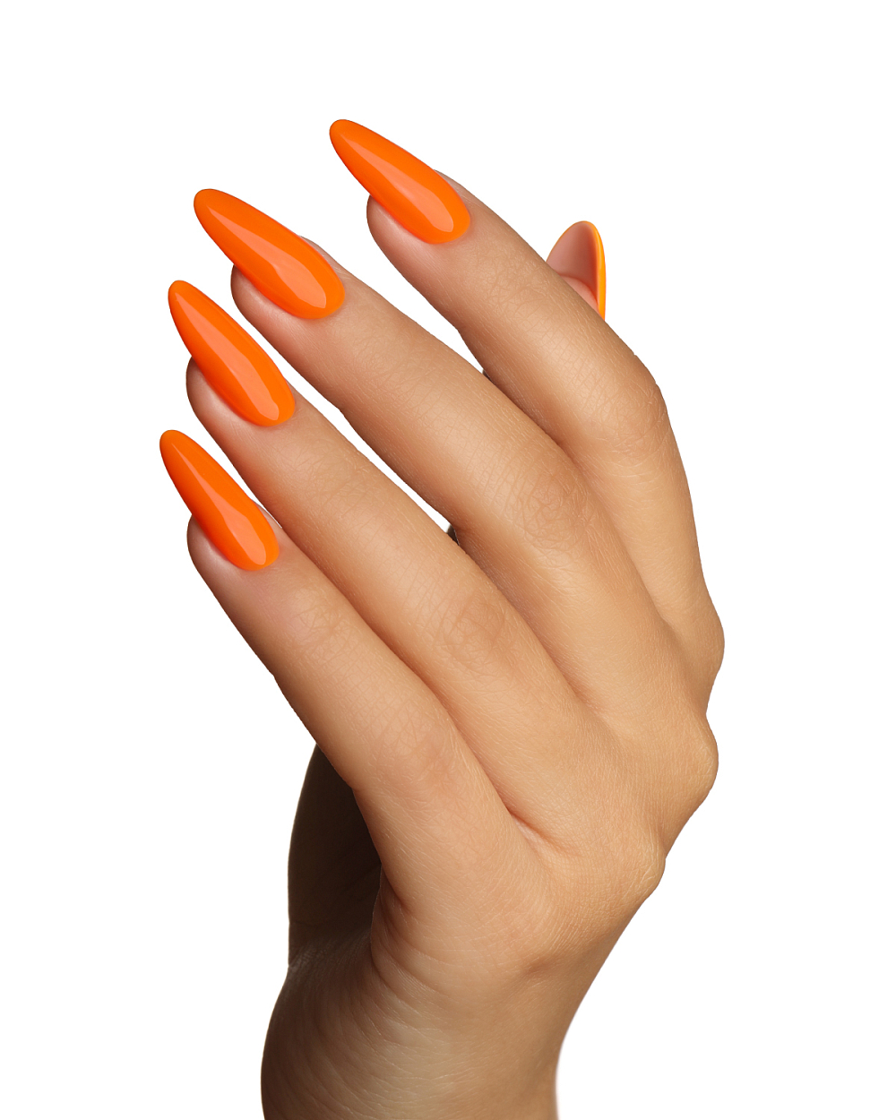 Дизайн ногтей. Товар: УЦЕНКА, EMI, E.MiLac TV гель-лак №447 (Сигнальный), 9 мл