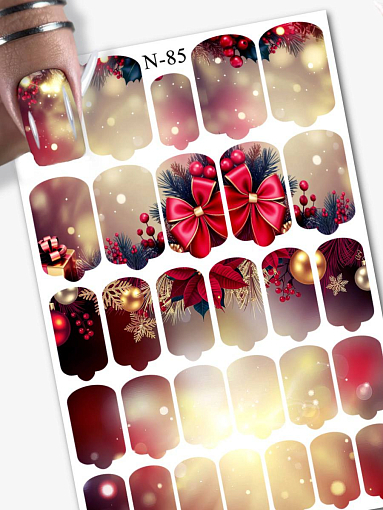 Anna Tkacheva, наклейки пленки для дизайна ногтей N-085