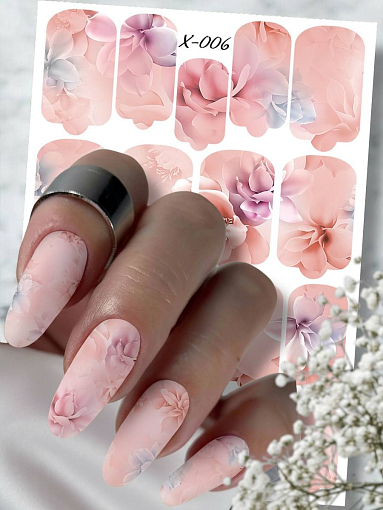 Anna Tkacheva, мини наклейки пленки для маникюра X-006