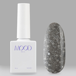 MoodNail, Holi Festival - гель-лак с блестками (Grey) 10 гр