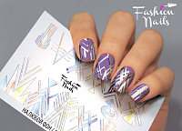Fashion Nails, слайдер-дизайн "Galaxy" №08