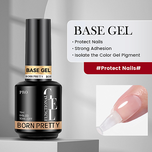 Born Pretty, PRO Base Coat - база для гель-лака, 15 мл