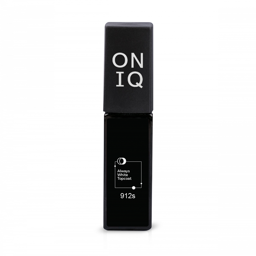 ONIQ, Top Point Always White Topcoat - финишное покрытие для французского маникюра, 6 мл