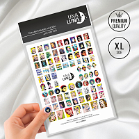 Una Luna, слайдер-дизайн для ногтей Pop-art (SP604)