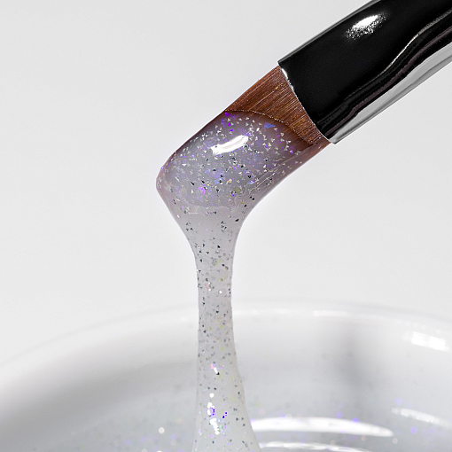 Runail, BUILDER UV GEL MILK DIAMOND - моделирующий УФ-гель светоотражающий №9873, 15 гр
