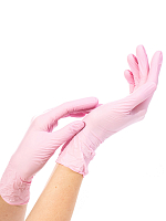 Archdale, набор перчатки неопуд. нитриловые Nitrimax (розовые, S), 2 уп. 50 пар