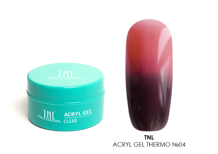 УЦЕНКА, TNL, Acryl Gel Thermo полигель с термо эффектом (№04 горький шоколад/ пепельная роза), 18 мл