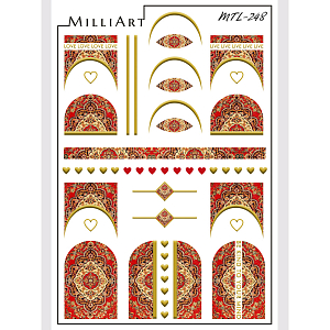 Anna Tkacheva, слайдер-дизайн MilliArt металлик MTL-248