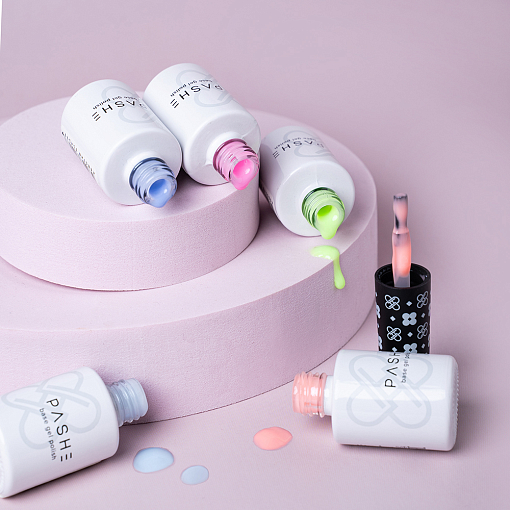 PASHE, Angel Color Base - жесткая цветная база для гель-лака №02, 9 мл