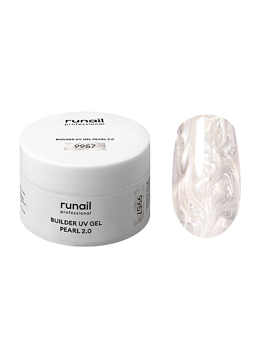 RuNail, набор №107 моделирующий УФ-гель c жемчужным эффектом PEARL 2.0 (5 оттенков по 15 гр)