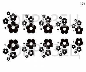 Слайдер-дизайн "Стилизованные цветы 191"
