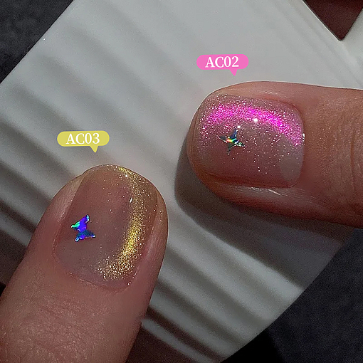 Born Pretty, Auroras Cat Magnetic Gel - светоотражающий гель-лак "кошачий глаз" AC-02 , 10 мл