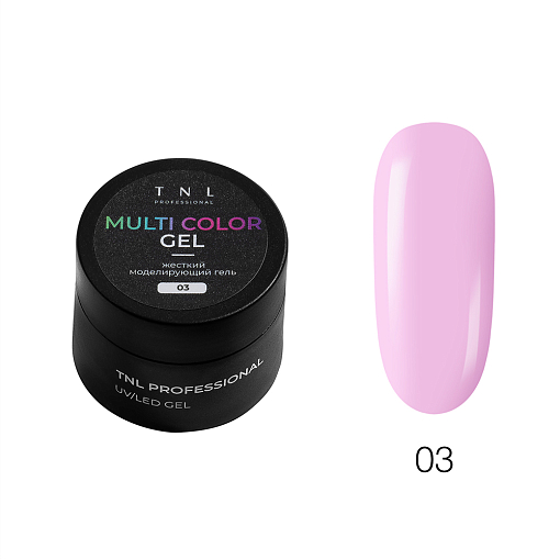 TNL, набор №62 жесткий гель для наращивания и укрепления Multi Color Gel (5 оттенков по 15 мл)