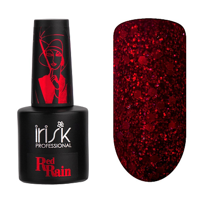 

Irisk, гель-лак "Red Rain" (№9), 10 мл, Красный;бордовый;красно-коралловый и малиновый