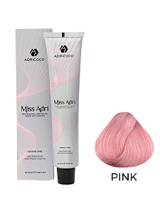 Adricoco, Miss Adri - крем-краска для волос (Pink Розовый), 60 мл