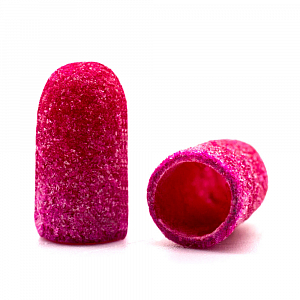 Кристалл, колпачок абразивный на тканевой основе 5 мм (розовый, 120 грит)