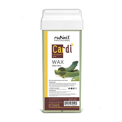 

RuNail, Cardi воск для депиляции ("Алоэ Вера"), 100 мл