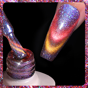 Born Pretty, Colorful reflective cat eye - светоотражающий магнитный гель-лак 05, 10 мл