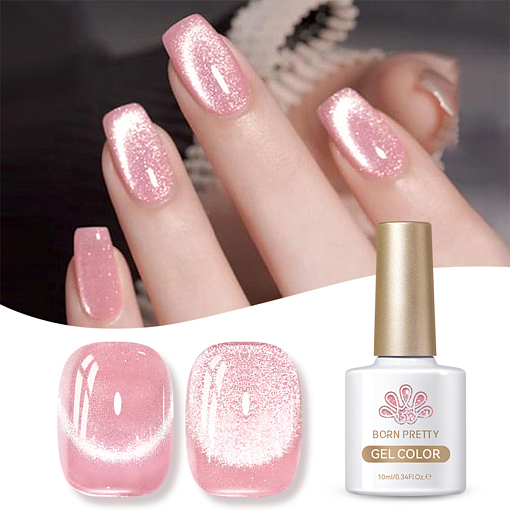 Born Pretty, Crystal Cat Magnetic Gel - магнитный гель-лак "кошачий глаз" MY40, 10 мл