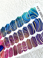 Anna Tkacheva, фольгированные наклейки пленки для дизайна ногтей SG-014