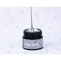 Lianail, гель-краска Web-gum (серебряная), 5 мл