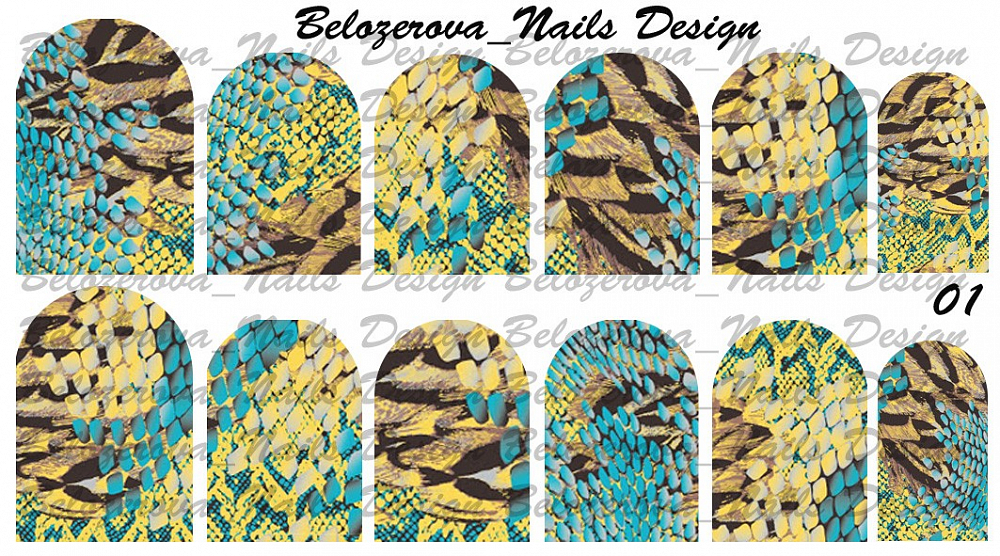 Слайдер-дизайн Belozerova Nails Design на прозрачной пленке (1)