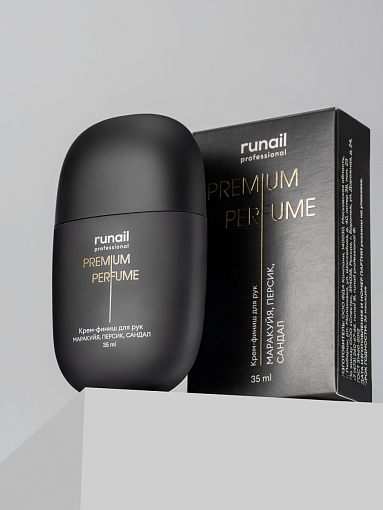 RuNail, парфюмированный крем-финиш для рук с мочевиной 10% (маракуйя, персик, сандал), 35 мл
